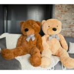 Big Plush Teddy Bear, Soft Toy, 160 Cm, 63 Inches, 5.2 Feet, Dark Brown, Popo - Teddyway