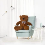 Big Plush Teddy Bear, Soft Toy, 100 Cm, 39 Inches, 3.3 Feet, Light Brown, Popo - 130 cm, Dark brown - Teddyway