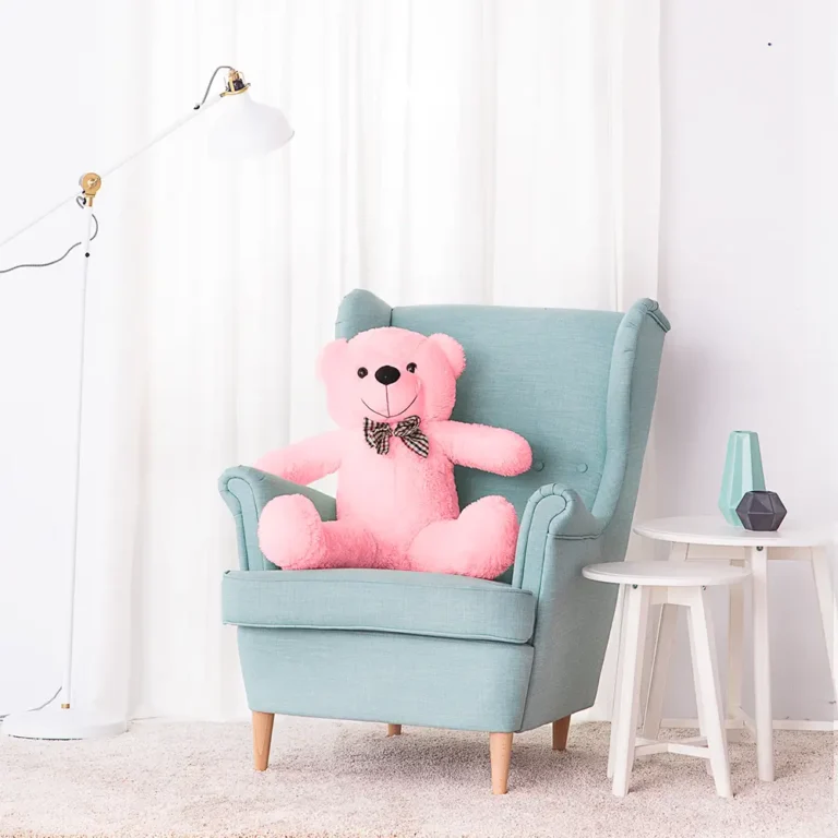 Big Plush Teddy Bear, Soft Toy, 100 Cm, 39 Inches, 3.3 Feet, Light Brown, Popo - 100 cm, Pink - Teddyway