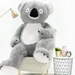 Big Plush Koala, Soft Toy, 100 Cm, 39 Inches, 3.3 Feet, Grey, Koko - Teddyway