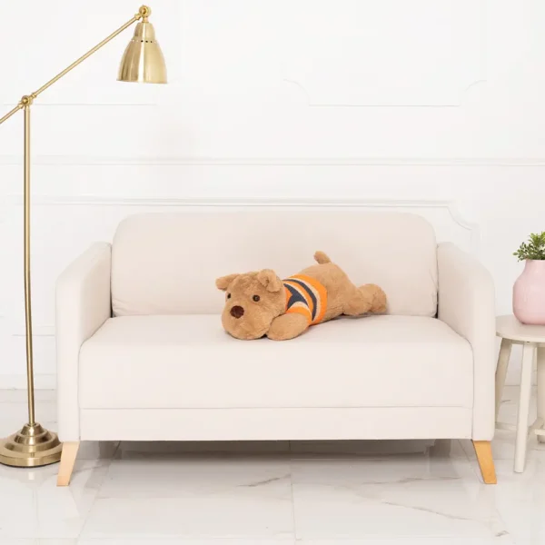 Plush Dog, Soft Toy, 70 Cm, 27 Inches, 2.3 Feet, White, Dami - Teddyway