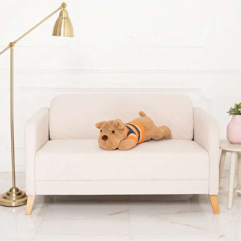 Plush Dog, Soft Toy, 70 Cm, 27 Inches, 2.3 Feet, White, Dami - Teddyway