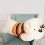 Plush Dog, Soft Toy, 70 Cm, 27 Inches, 2.3 Feet, White, Dami - Teddyway